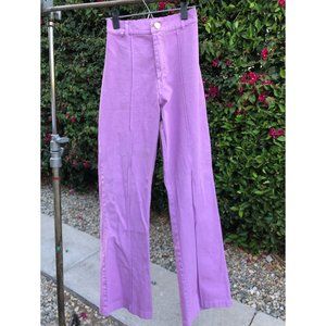BIG BUD PRESS LILAC WESTERN PANTS - XS
